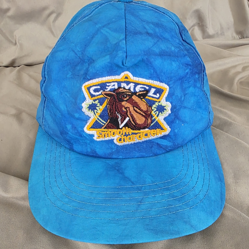 Blue Camel Embroidered Cap